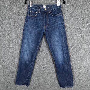 Toteme Original Twisted Seam Crop Jeans - Women's Size 25 - Blue